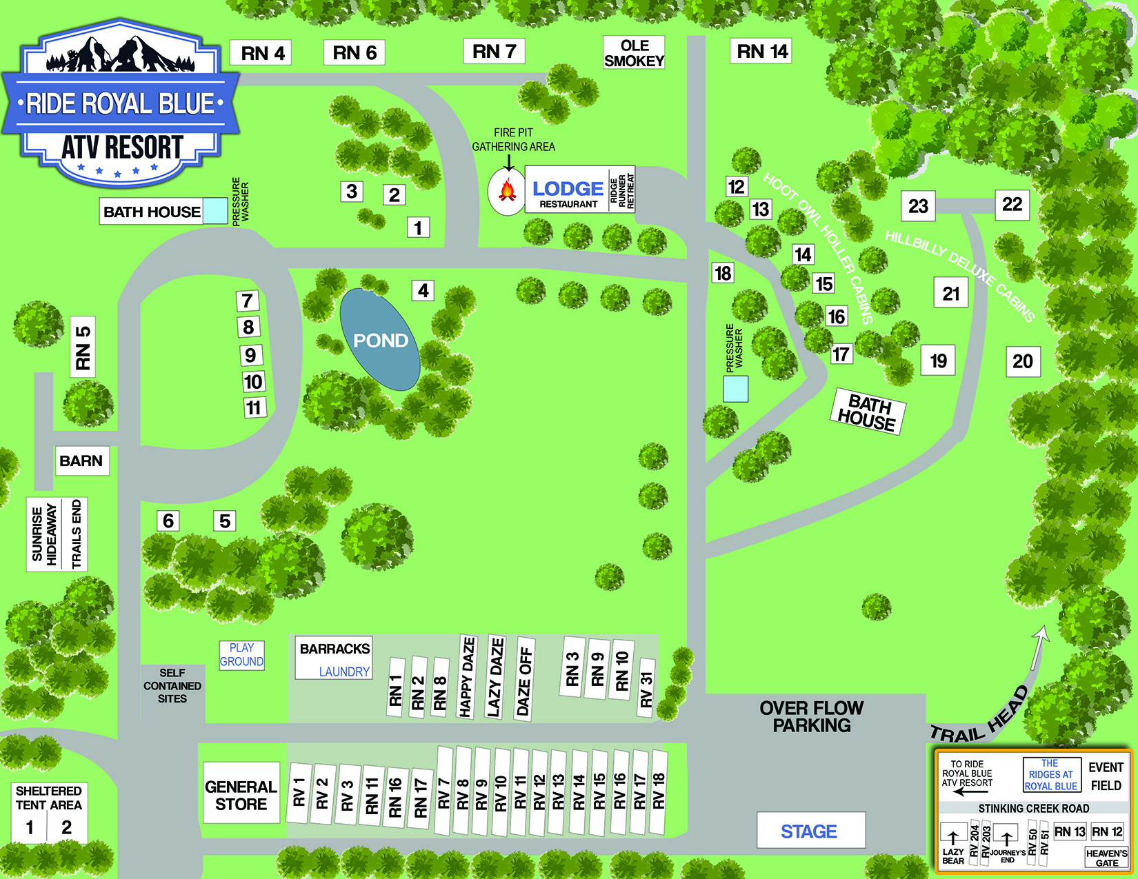 Royal Blue Trail Map Pdf Resources - Ride Royal Blue Resort